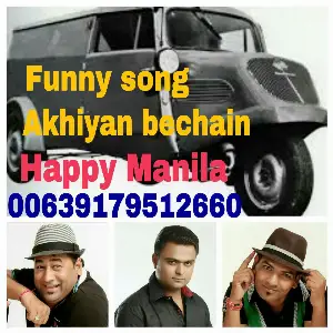 Akhiyan Bechain Funny Song Song By Akhiyan Bechain Funny Song Poster