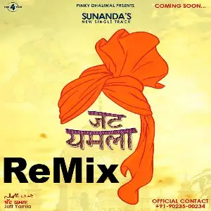 Jatt Yamla Remix Song By Jatt Yamla Remix Poster