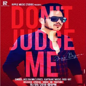 Dont Judge Me Song By Dont Judge Me Poster