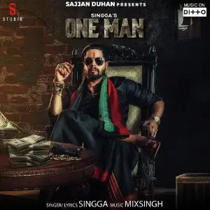 One Man Song By One Man Poster