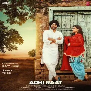 Adhi Raat Song By Adhi Raat Poster