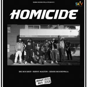 Homicide Song By Homicide Poster