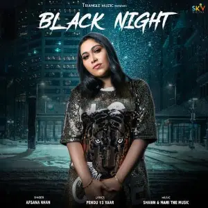 Black Night Song By Black Night Poster