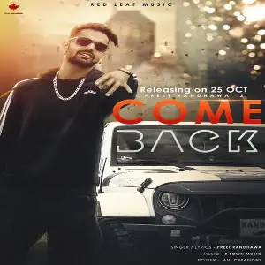 Come Back Song By Come Back Poster