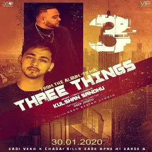 Three Things Song By Three Things Poster