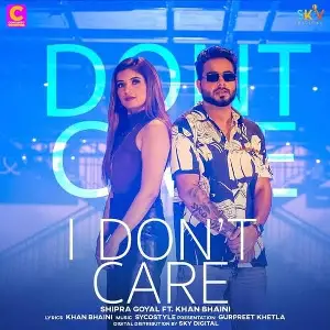 I Dont Care Song By I Dont Care Poster