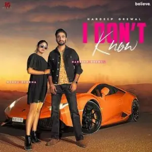 I Dont Know Song By I Dont Know Poster