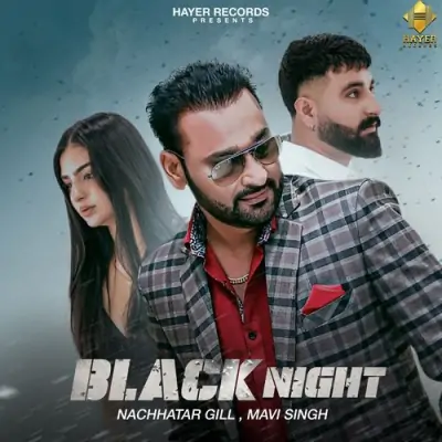 Black Night Song By Black Night Poster