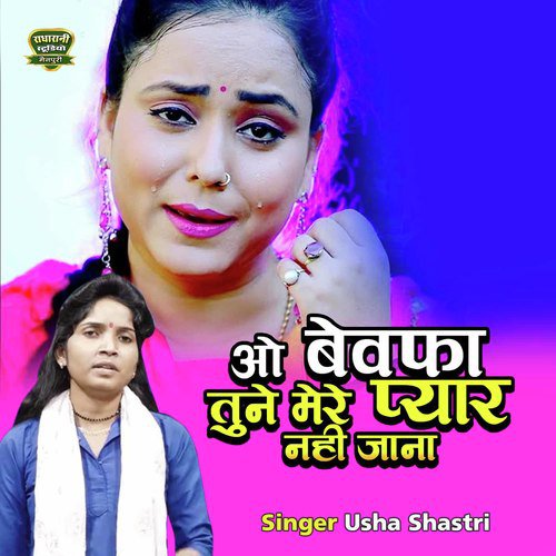 Oo Bewafa Tune Mere Pyar Ko Nahi Jana Song By Oo Bewafa Tune Mere Pyar Ko Nahi Jana Poster