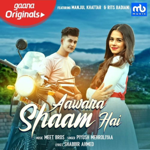 Aawara Shaam Hai Ft. Meet Bros Song By Aawara Shaam Hai Ft. Meet Bros Poster