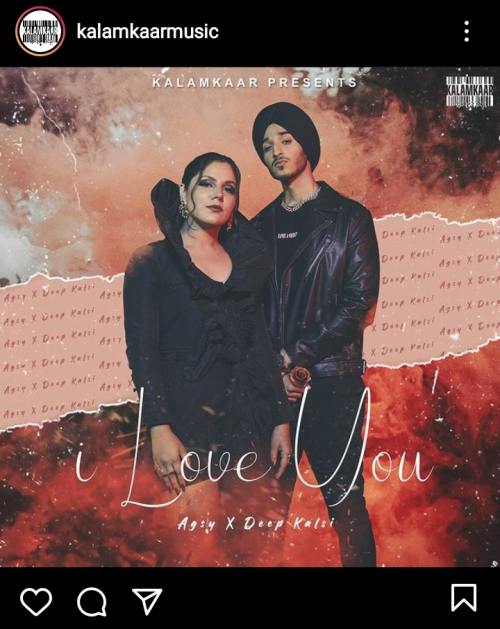 I Love You Song By I Love You Poster